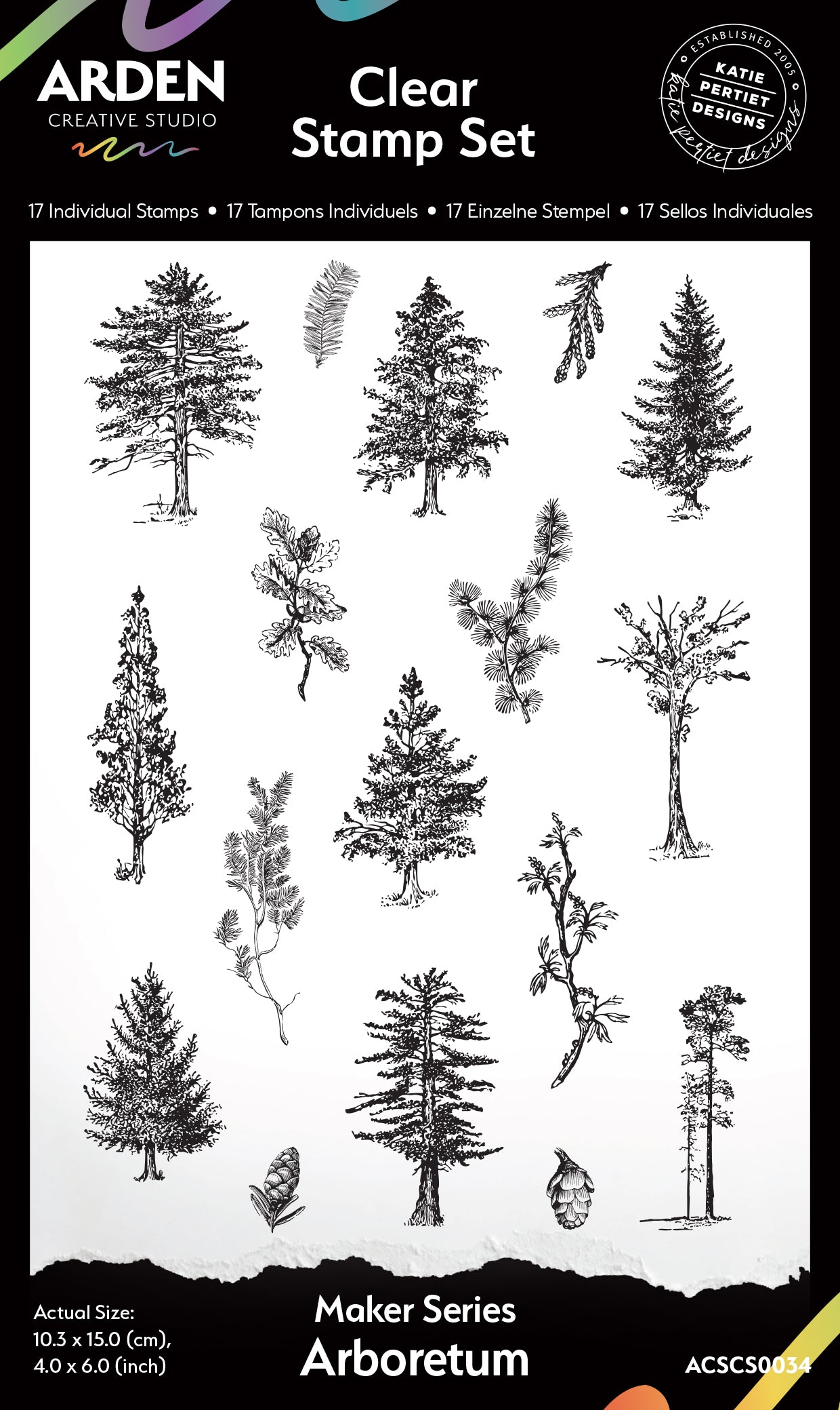Maker Series Arboretum 4in x 6in Stamp Set