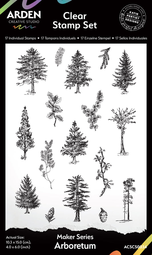 Maker Series Arboretum 4in x 6in Stamp Set