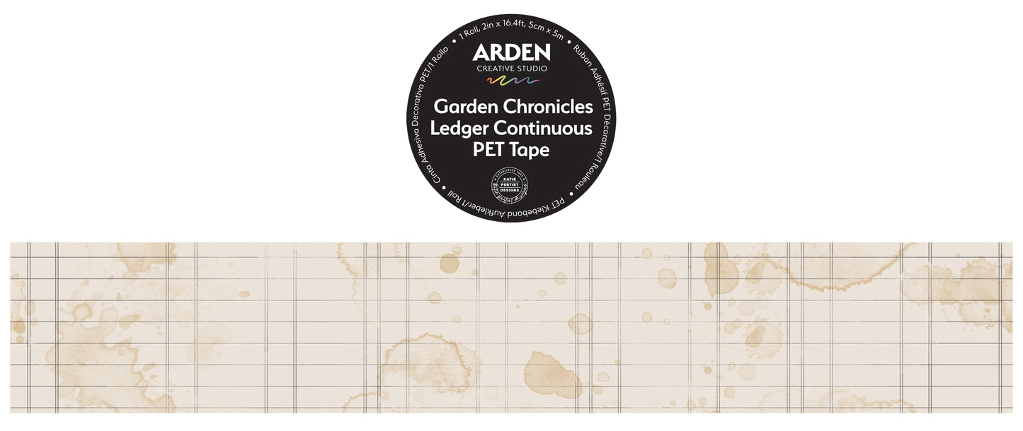 GARDEN CHRONICLES LEDGER Continuous PET Tape