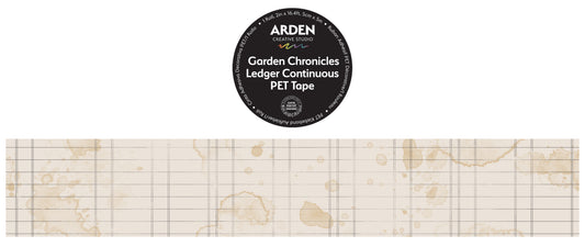 GARDEN CHRONICLES LEDGER Continuous PET Tape