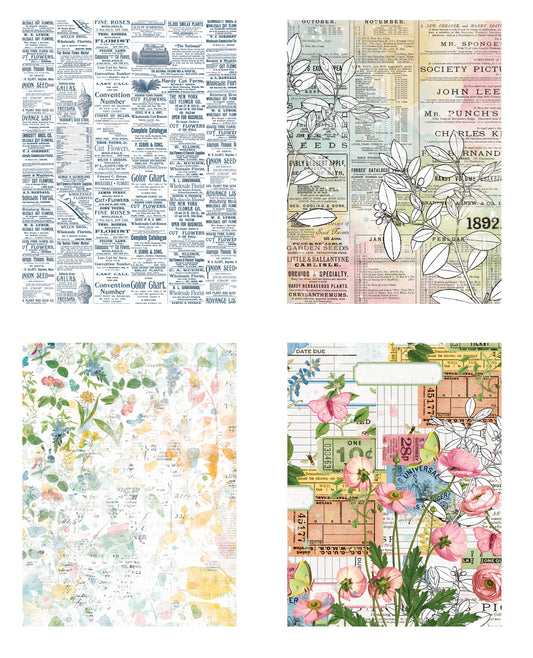 Field Notes Decoupage Paper