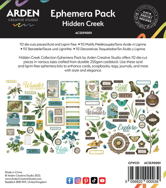 HIDDEN CREEK Ephemera Pack