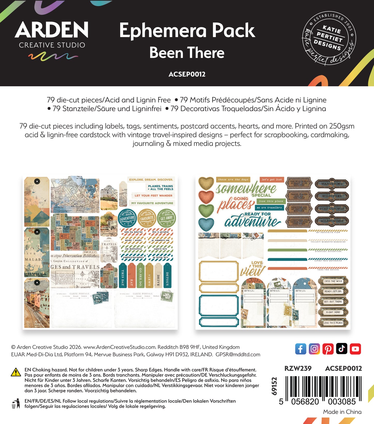 BEEN THERE Ephemera Pack
