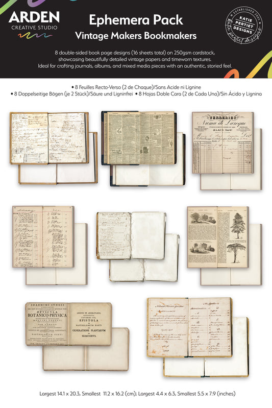 Vintage Makers Bookmakers Ephemera Pack