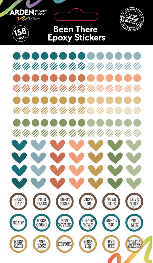 BEEN THERE Epoxy Stickers