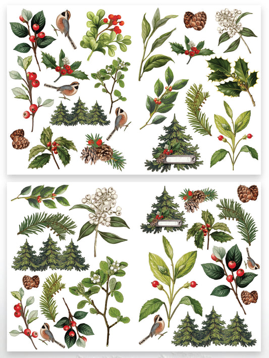 CHRISTMAS CHEER Foliage Laser Cuts