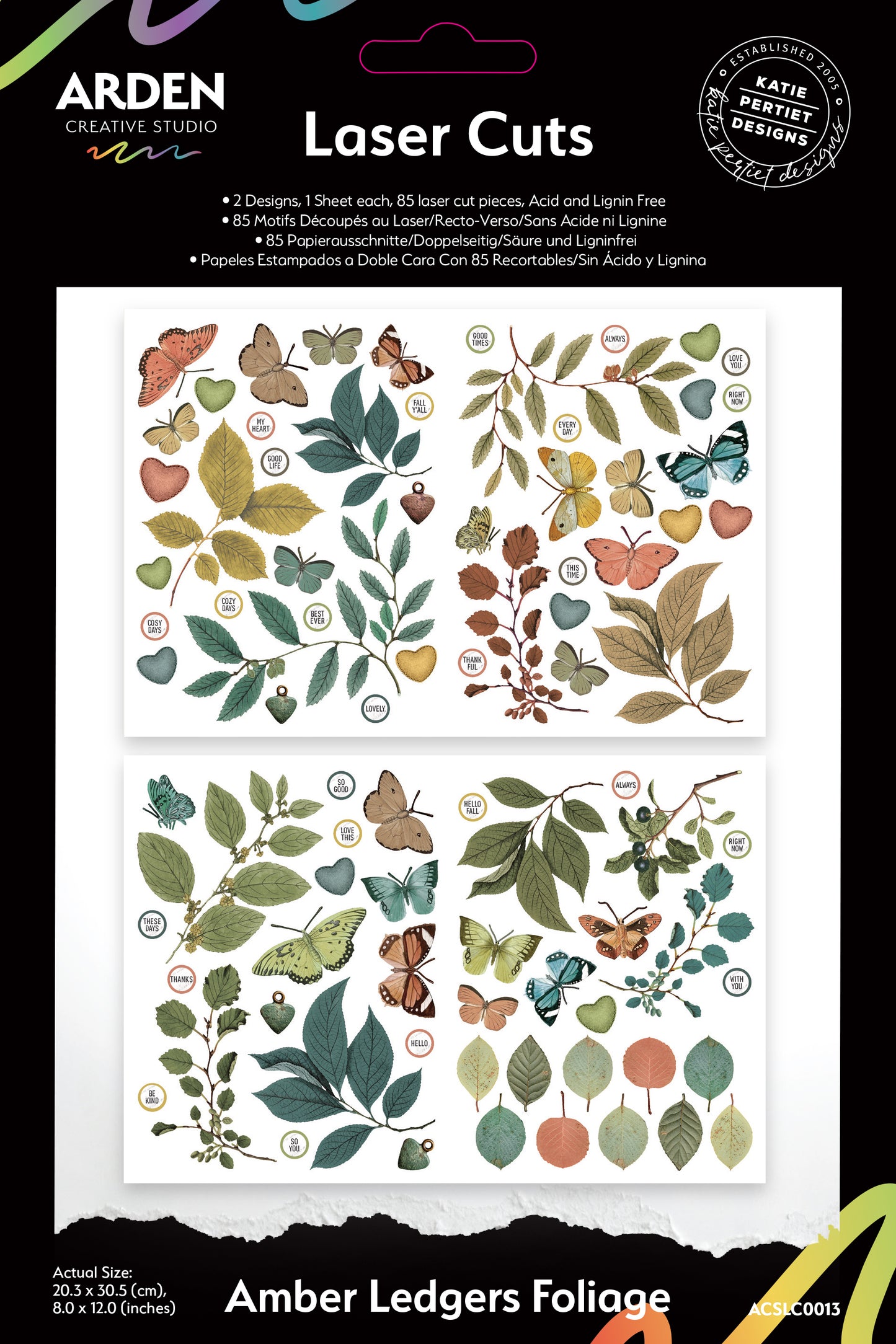 AMBER LEDGERS Foliage Laser Cuts PREORDER SEPT 2026