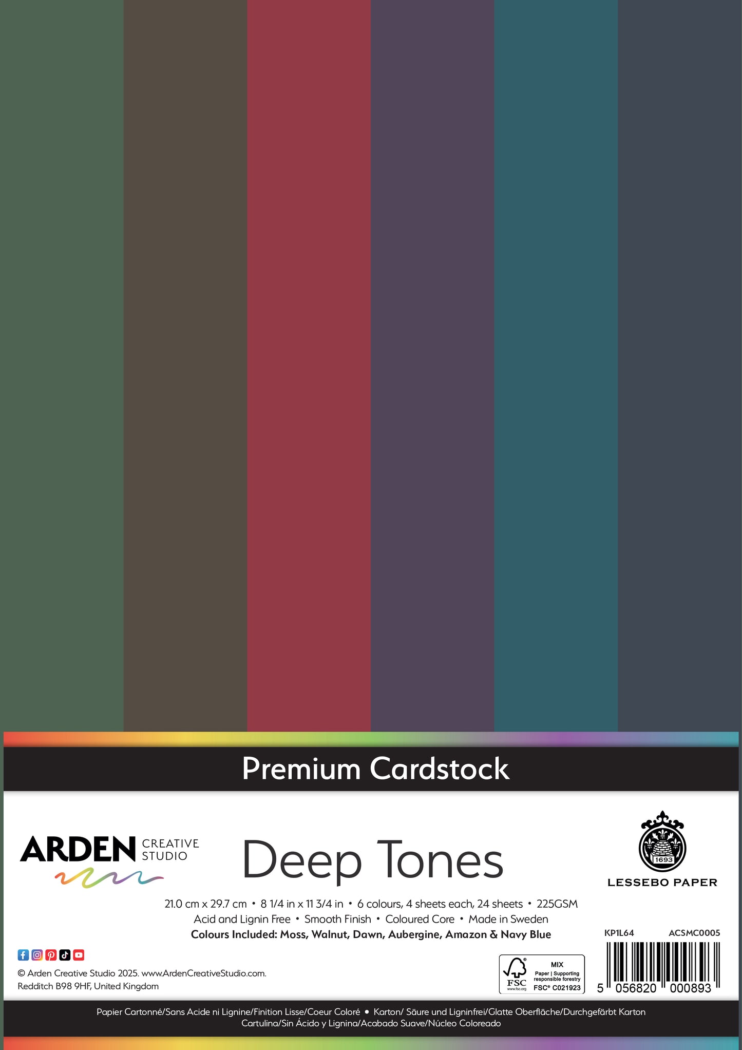Premium Cardstock-Deep Tones