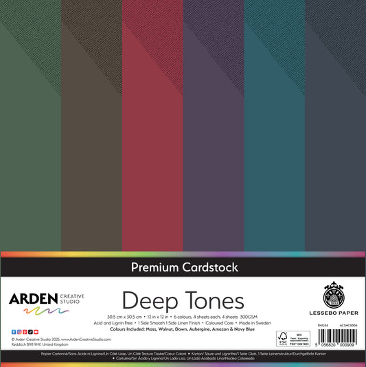 Premium Cardstock-Deep Tones 12in