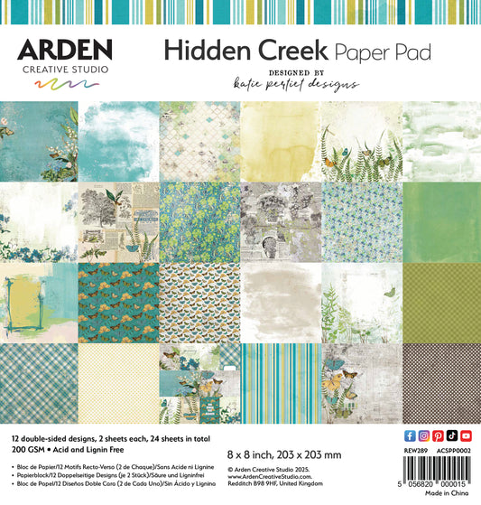 HIDDEN CREEK Paper Pad 8x8