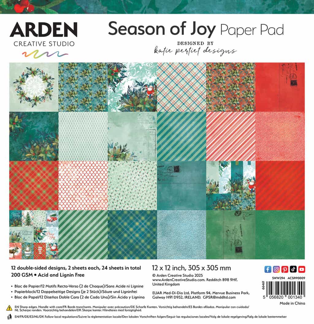 Season of Joy Paper Pad 12X12