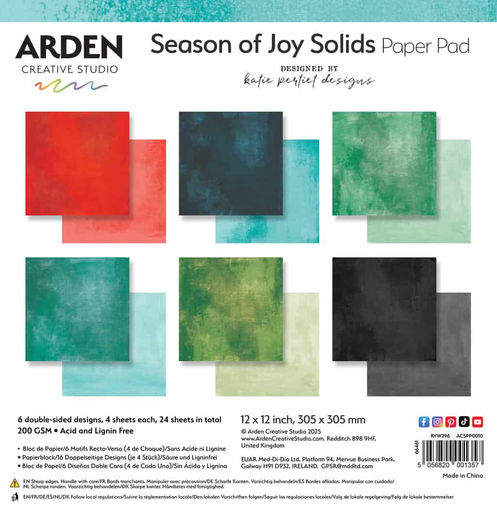 Season of Joy Solids Paper Pad 12X12