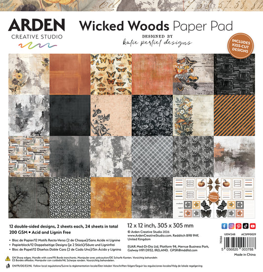 Wicked Woods Paper Pad 12X12