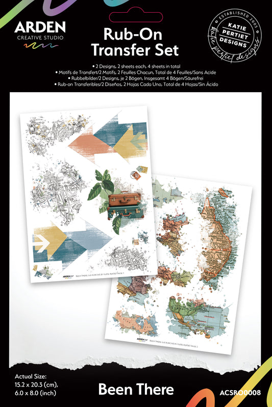 BEEN THERE Rub-On Transfer Set