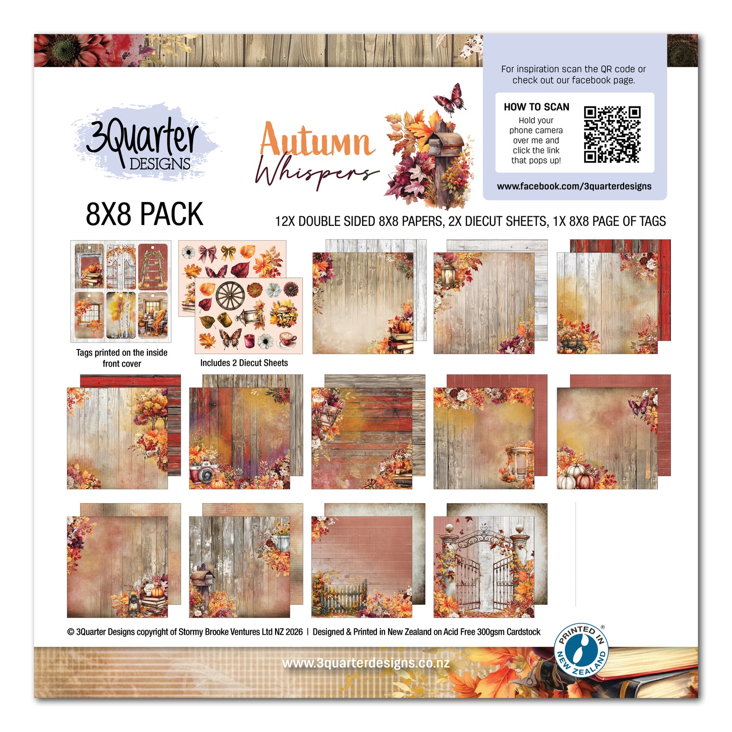Autumn Whispers 8x8- April Release