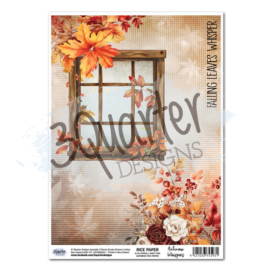 Autumn Whispers Rice Paper - April Release