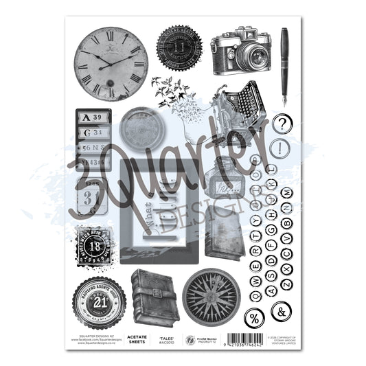 Paper Tales Acetate {Pack of 3} - June Release