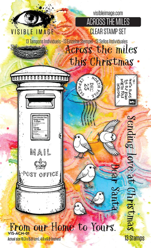 Across the Miles 4in x 6in Stamp Set PREORDER ONLY