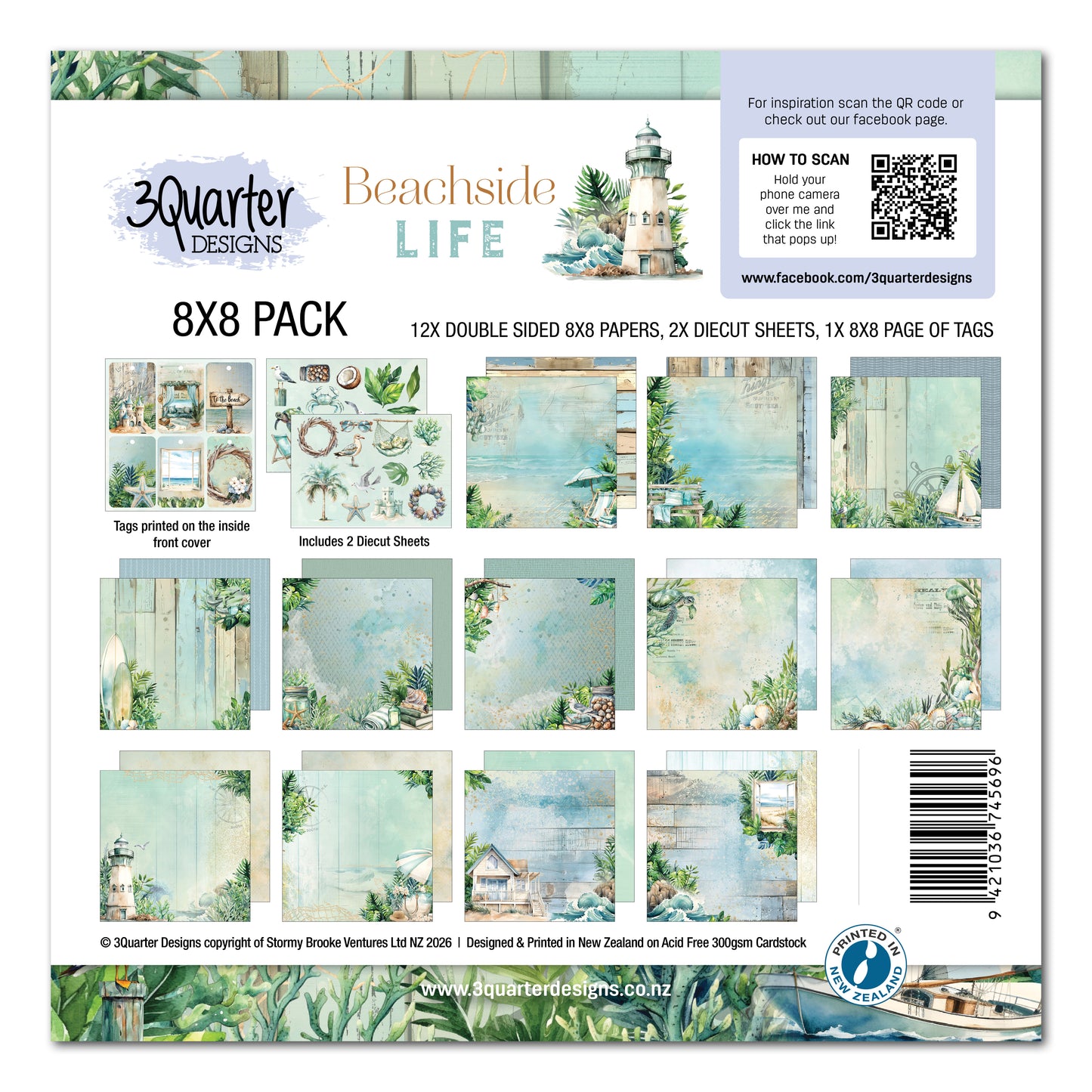 Beachside Life 8x8- March Release