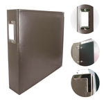 Classic Superior Leather D-Ring Album-Dark Brown