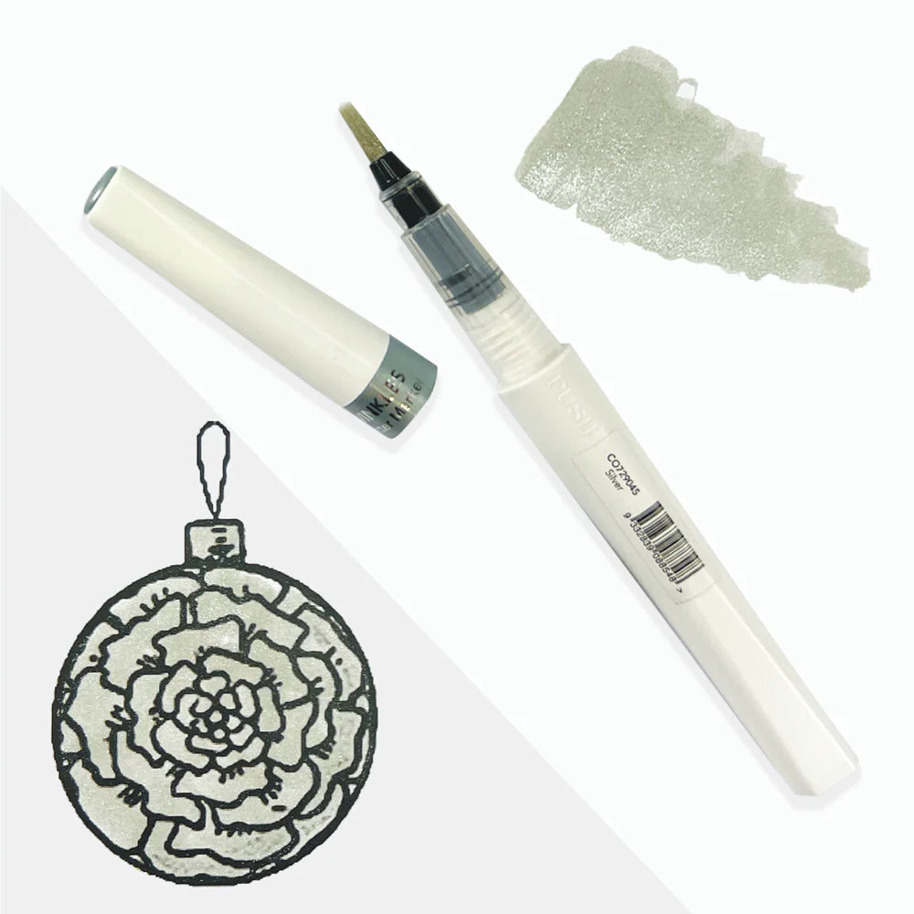 Winkles Glitter Marker-Silver
