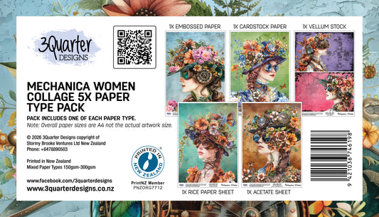 Mechanica Women Collage 5x Paper Type Pack - May Release