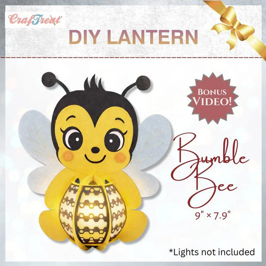 CrafTreat DIY Paper Lanterns - Bumble Bee