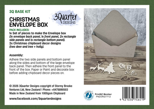 Christmas Envelope Box - July Release