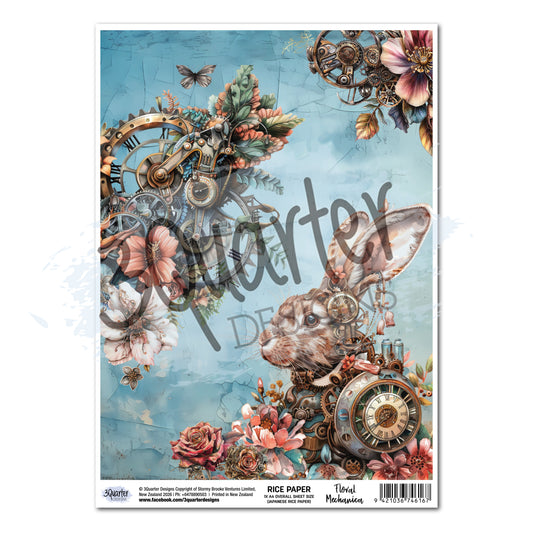 Floral Mechanica Rice Paper - May Release