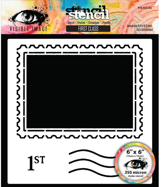 First Class - Stencil 6x6 PREORDER ONLY
