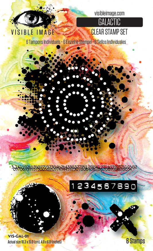 Galactic 4in x 6in Stamp Set