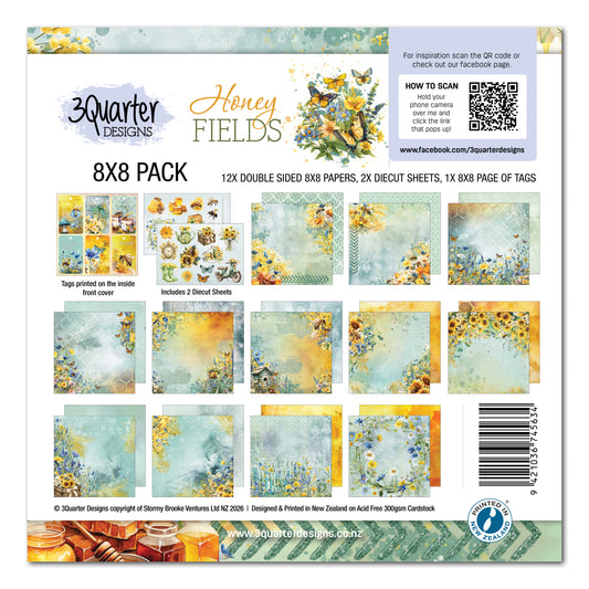 Honey Fields 8x8- February Release
