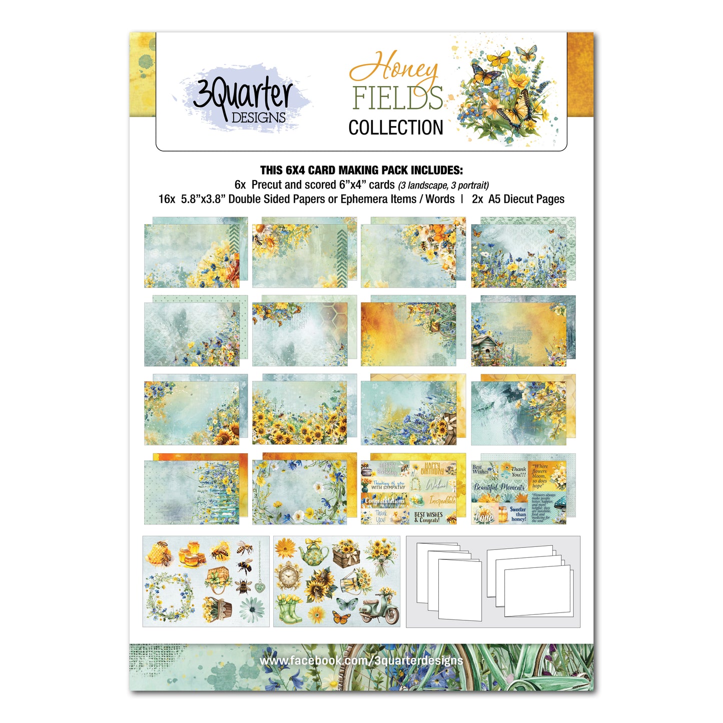Honey Fields 6x4- February Release