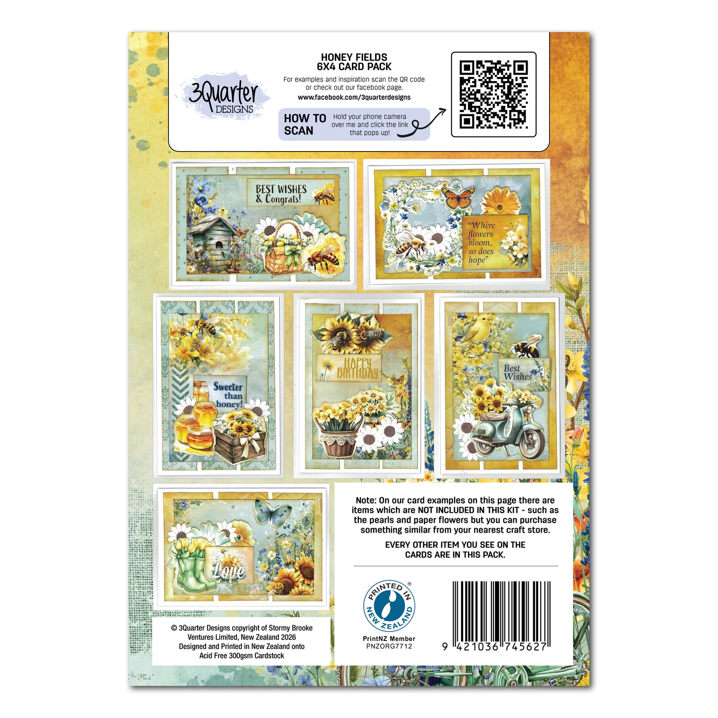 Honey Fields 6x4- February Release