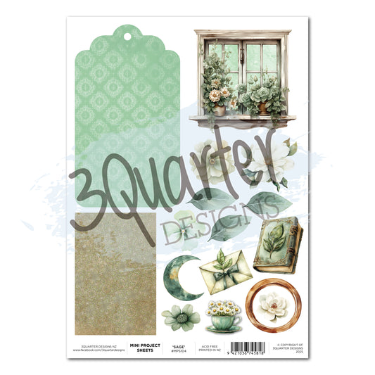 Sage Candlelight Mini Project Sheet - March Release