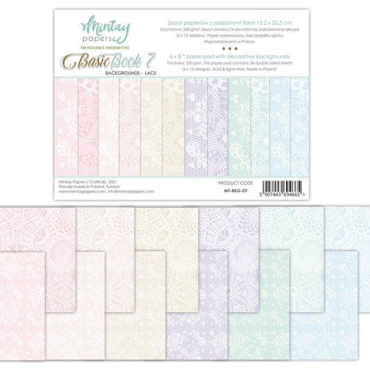 Booklets 6"x8" -Lace-07