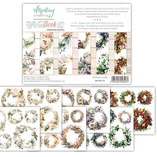 Booklets 6"x8" -Flora-10
