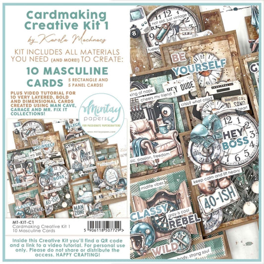 Mintay Creative Kit- Cardmaking - Masculine Cards