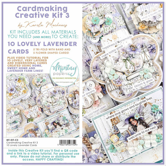 Mintay Creative Kit- Cardmaking Lovely Lavender