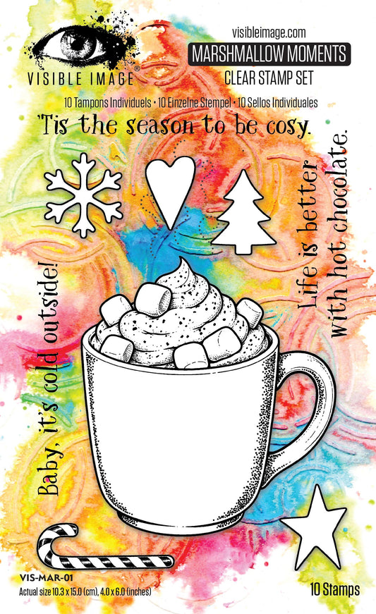 Marshmallow Moments 4in x 6in Stamp Set PREORDER ONLY