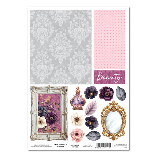 Petal Serenade Mini Project Sheet - January Release
