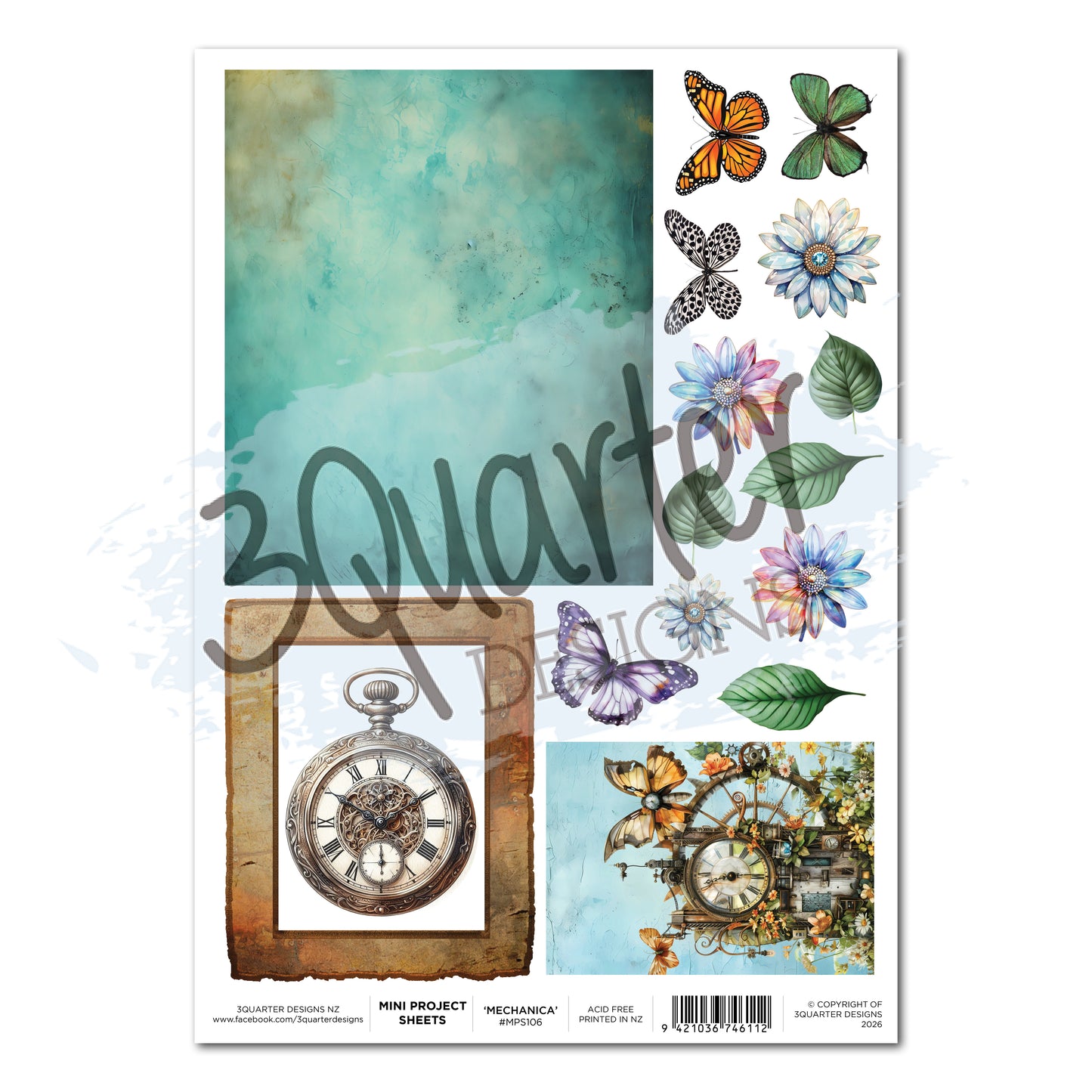 Floral Mechanica Mini Project Sheet - May Release