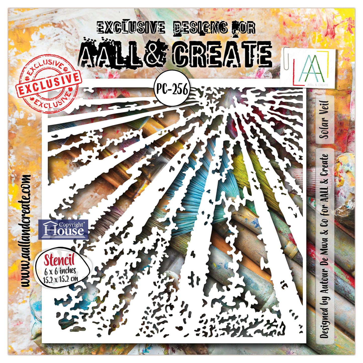 Solar Veil- #256 -Stencils -February 2026