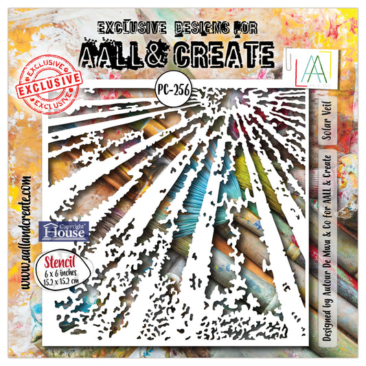 Solar Veil- #256 -Stencils -February 2026
