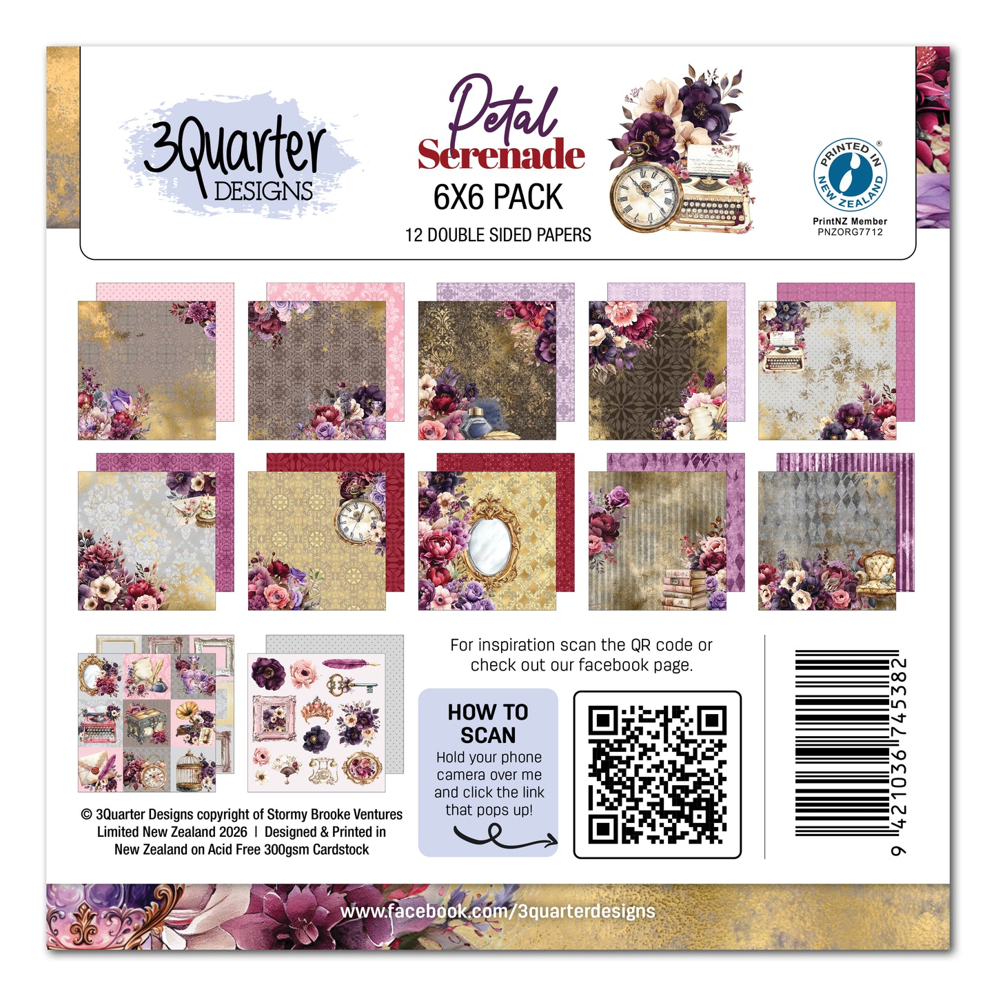 Petal Serenade 6x6- January Release
