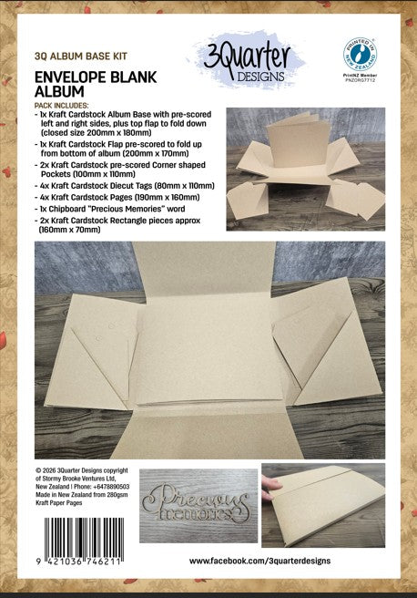 Envelope Blank Album - May Release