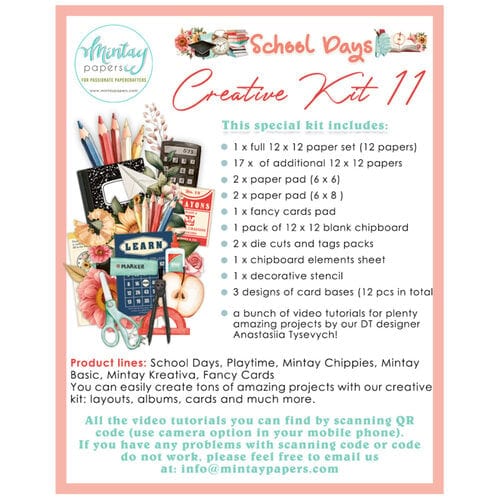 Mintay Creative Kit- School Days