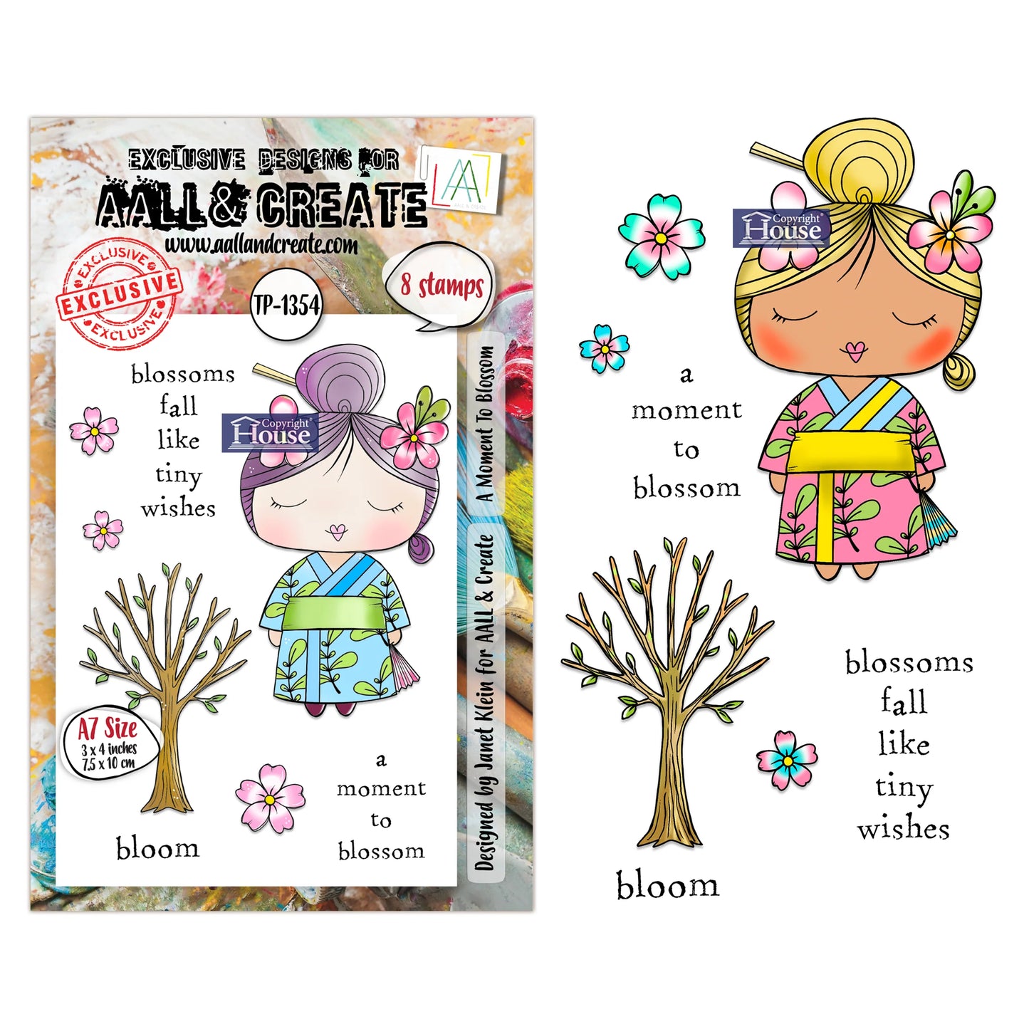 Moment to Blossom - #1354 -A7 Stamp Set -February 2026