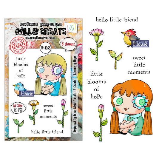 Blooms of Hope- #1355 -A7 Stamp Set -February 2026