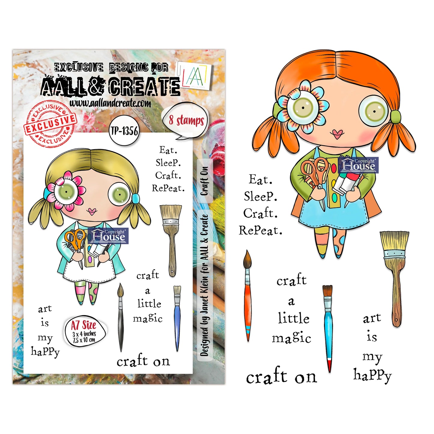 Craft On- #1356 -A7 Stamp Set -February 2026